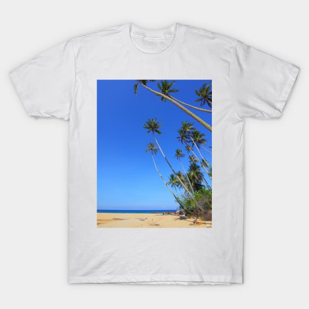palm tree by the beach best beach picture T-Shirt by à la mode !